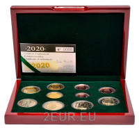 Luksemburg Euromüntide komplekt Proof 2020