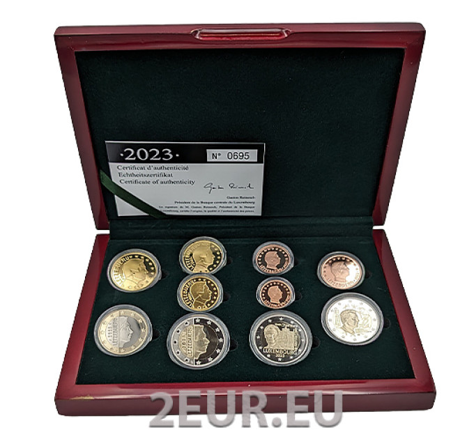 Luxembourg Euro coin set Proof 2023