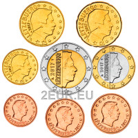 Luksemburg Euro komplekt UNC 2017