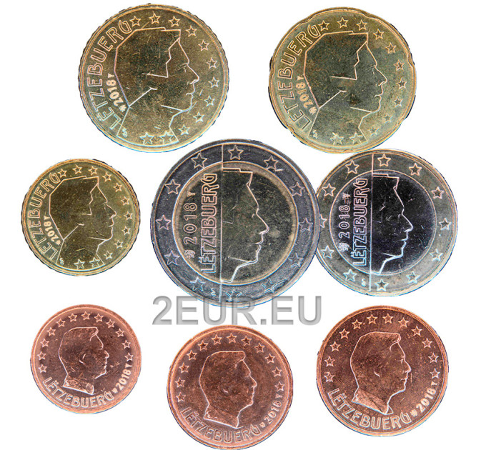 Luxembourg 2018 - Euro set UNC