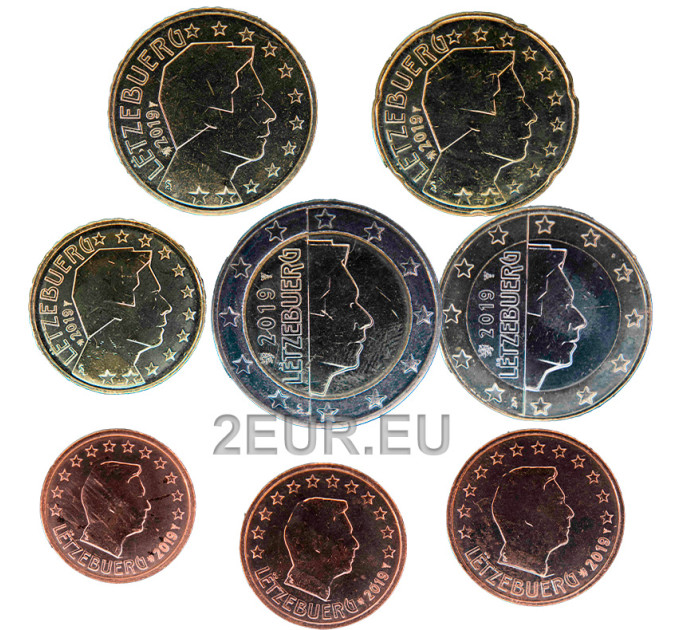 Luxembourg 2019 - Euro set UNC