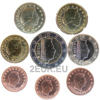 Luksemburg Euro komplekt UNC 2021