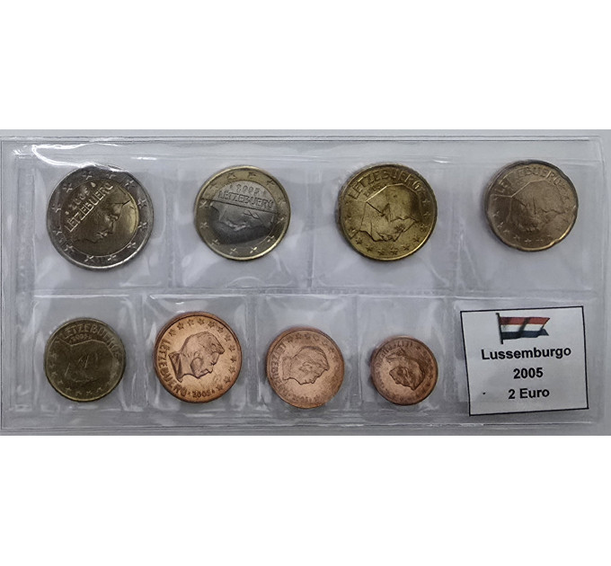 Luxembourg Euro set UNC 2005