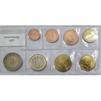Luksemburg Euro komplekt UNC 2007