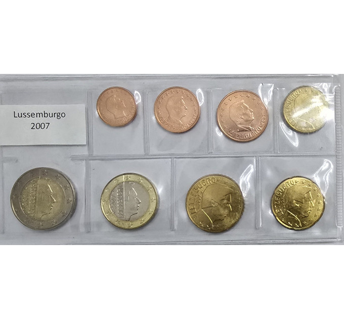 Luxembourg Euro set UNC 2007