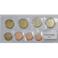 Luxembourg Euro set UNC 2011