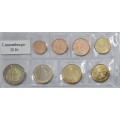 Luxembourg Euro set UNC 2016