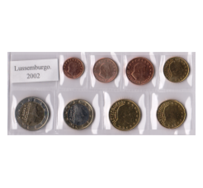 Luxembourg 2002 - Euro set UNC
