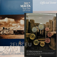 Malta Euro komplekt BU 2017 - Hagar Qimi templid