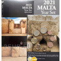 Malta euro set BU 2021 - Tarxien Temples
