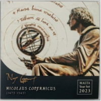 Malta euro komplekt BU 2023 – Nikolaus Kopernik