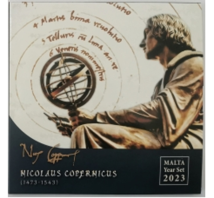 Malta euro set BU 2023 - Nicolaus Copernicus
