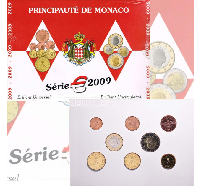 Monaco BU set 2009 - Euro coin set