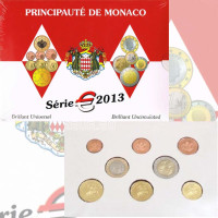 Monaco BU komplekt 2013 - Euromüntide komplekt