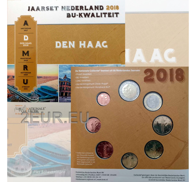 Netherlands Euro set BU 2018 - The Hague