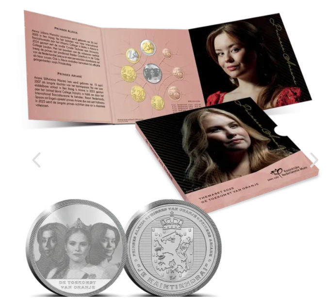 Netherlands Euro set BU 2025 - Princess of Orange and Princesses Alexia and Ariane