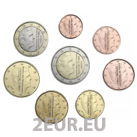 Holland Euromüntide komplekt UNC 2015