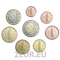 Holland Euromüntide komplekt UNC 2018