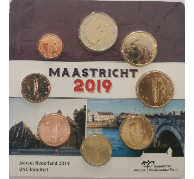 Netherlands Euro coin set UNC 2019