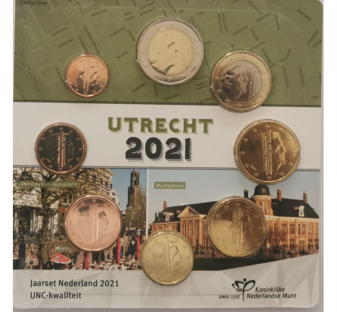 Netherlands Euro coin set UNC 2021