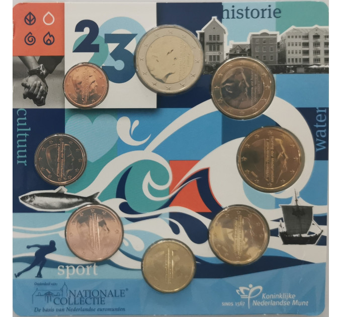 Netherlands Euro coin set UNC 2023