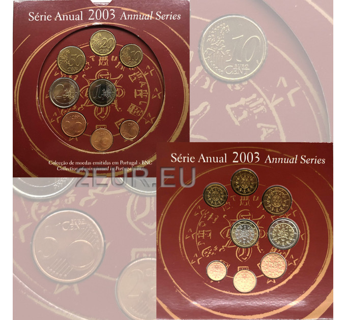 Portugal 2003 - Euro set BU