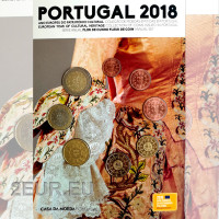 Portugal 2018 – Euro komplekt FDC