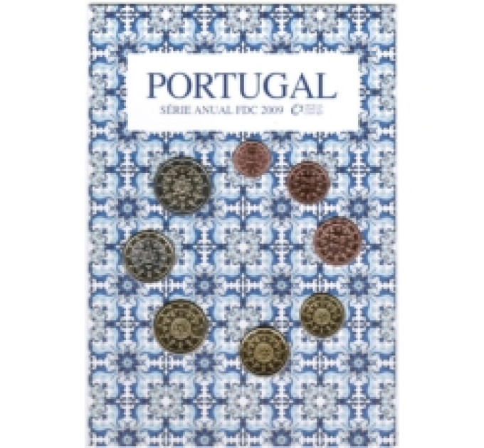 Portugal 2009 - Euro set FDC