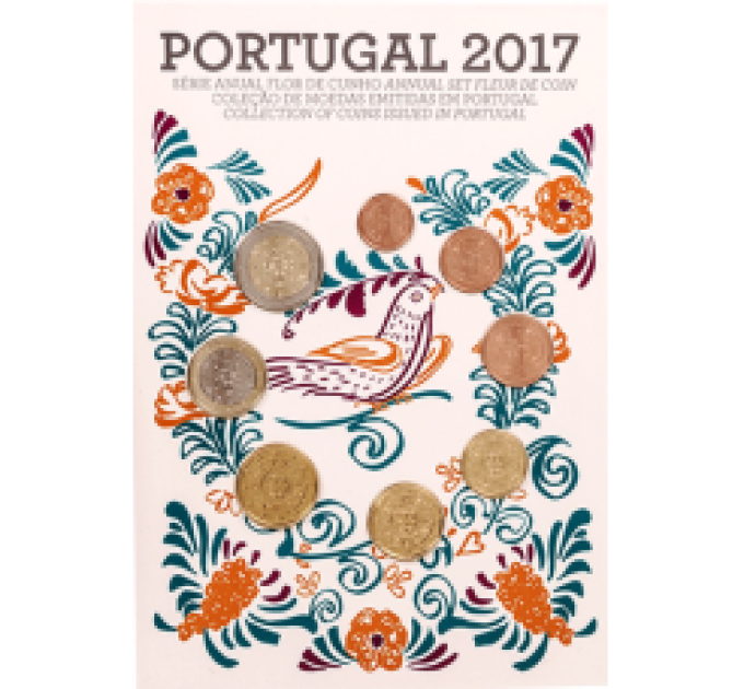 Portugal 2017 - Euro set FDC