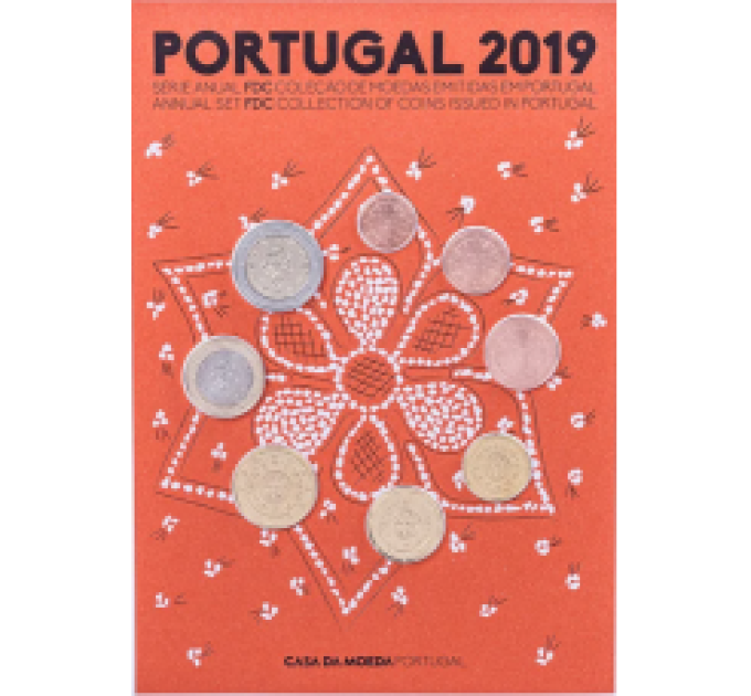 Portugal 2019 - Euro set FDC