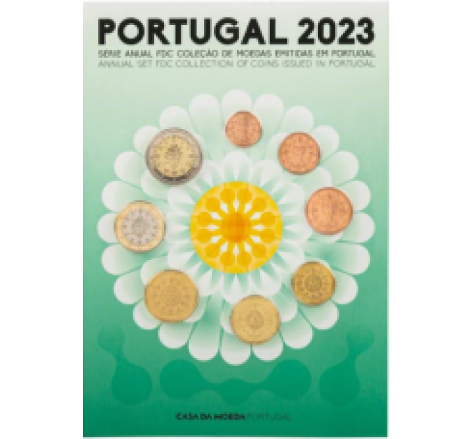 Portugal 2023 - Euro set FDC