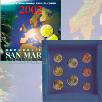 San Marino Euro komplekt BU 2002