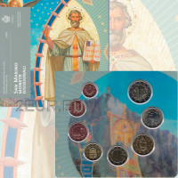 San Marino Euro komplekt BU 2018