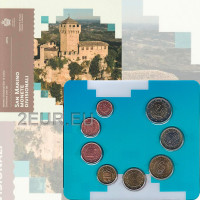 San Marino Euro komplekt BU 2019