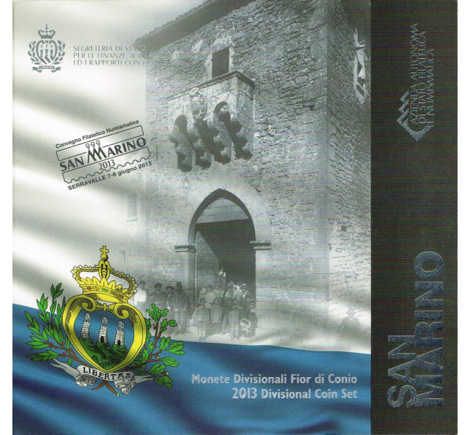 San Marino Euro set BU 2013