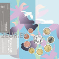 San Marino Euro set BU + 5 euro silver coin 2025