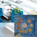 San Marino Euro set BU + 5 euro silver coin 2012