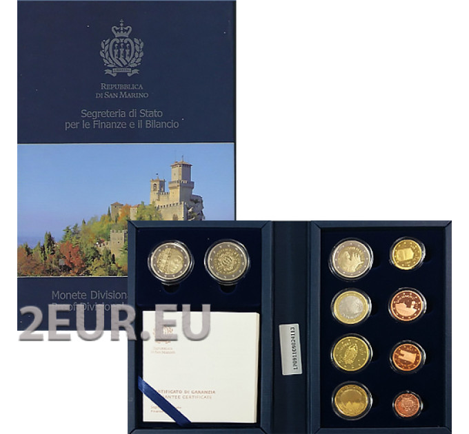 San Marino Euro set proof 2017