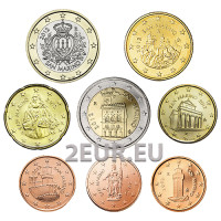 San Marino Euro komplekt UNC 2012