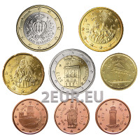 San Marino Euro komplekt UNC 2013