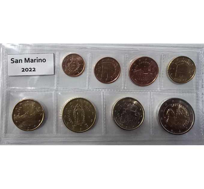 San Marino Euro set UNC 2022