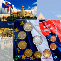 Slovakkia Euromüntide komplekt BU 2009