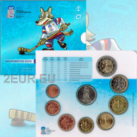 Slovakia Euro coin set BU 2011 - IIHF World Ice Hockey Championships