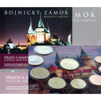 Slovakkia Euromüntide komplekt BU 2021 - Bojnice loss