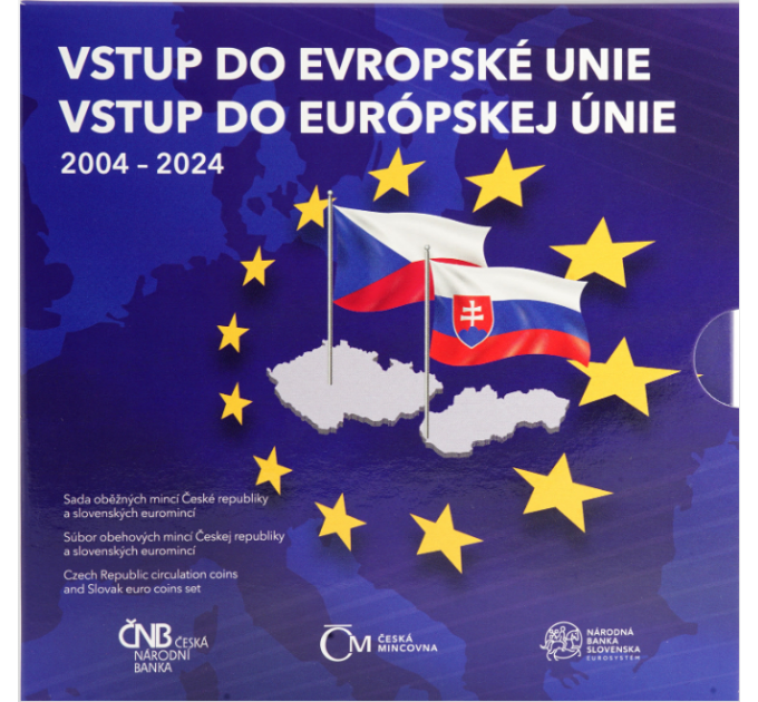 Slovakia Euro coin set BU 2024 - 20 Years in the EU