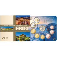 Slovakia Euro coin set BU 2015 - Slovak Euro Coins 2015