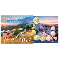 Slovakkia Euromüntide komplekt BU 2017 - Slovakkia euromündid 2017