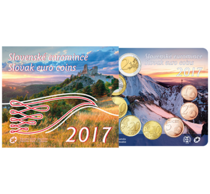 Slovakia Euro coin set BU 2017 - Slovak Euro Coins 2017