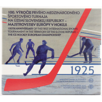 Slovakkia Euromüntide komplekt BU 2025 - Euroopa meistrivõistlused jäähokis