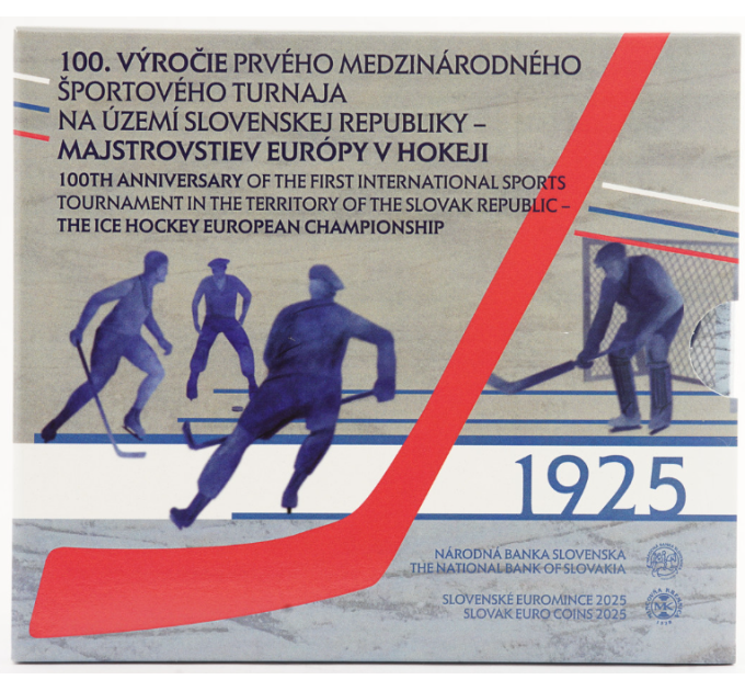 Slovakia Euro coin set BU 2025 - European Ice Hockey Championship
